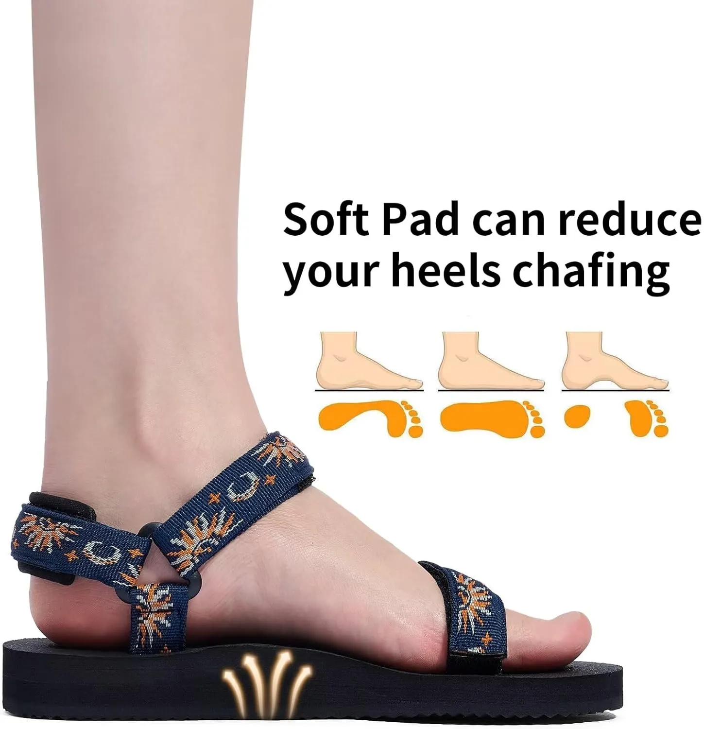 Women's Original Sport Sandals Hiking Sandals with Arch Support Yoga Mat Insole Light Weight Outdoor Water Shoes