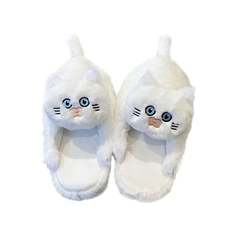 Women's Plush Cat Slippers