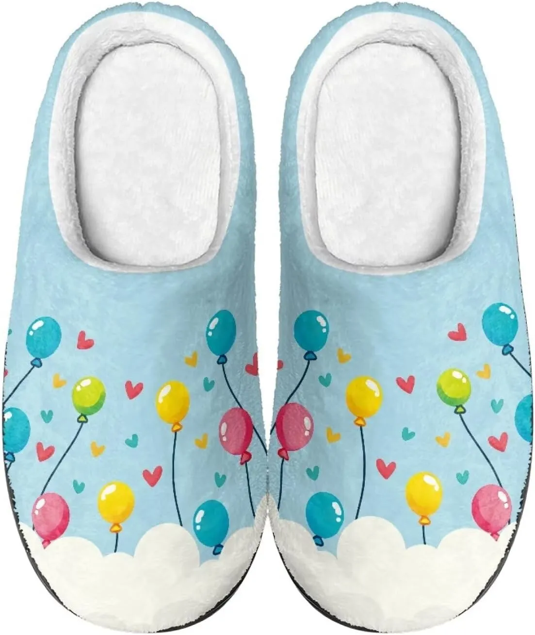 Womens Soft Plush Slippers Winter Fluffy Fuzzy Shoes Keep Warm Non Slip Household Shoes Indoor Cotton Slippers US 4-12