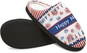Womens Soft Plush Slippers Winter Fluffy Fuzzy Shoes Keep Warm Non Slip Household Shoes Indoor Cotton Slippers US 4-12