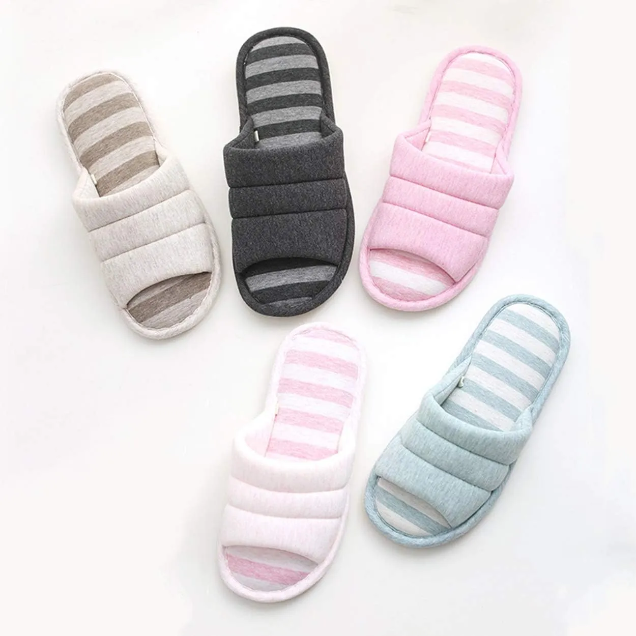 xsby Unisex Cute Soft Sole Indoor Bedroom Slippers Beautiful Comfort Four Season Slipper