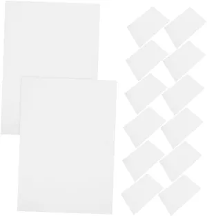 Yardwe 100pcs Professional Watercolor Paper Thick Artists Painting Paper for Drawings Crafting and Graffiti for Students and Professionals