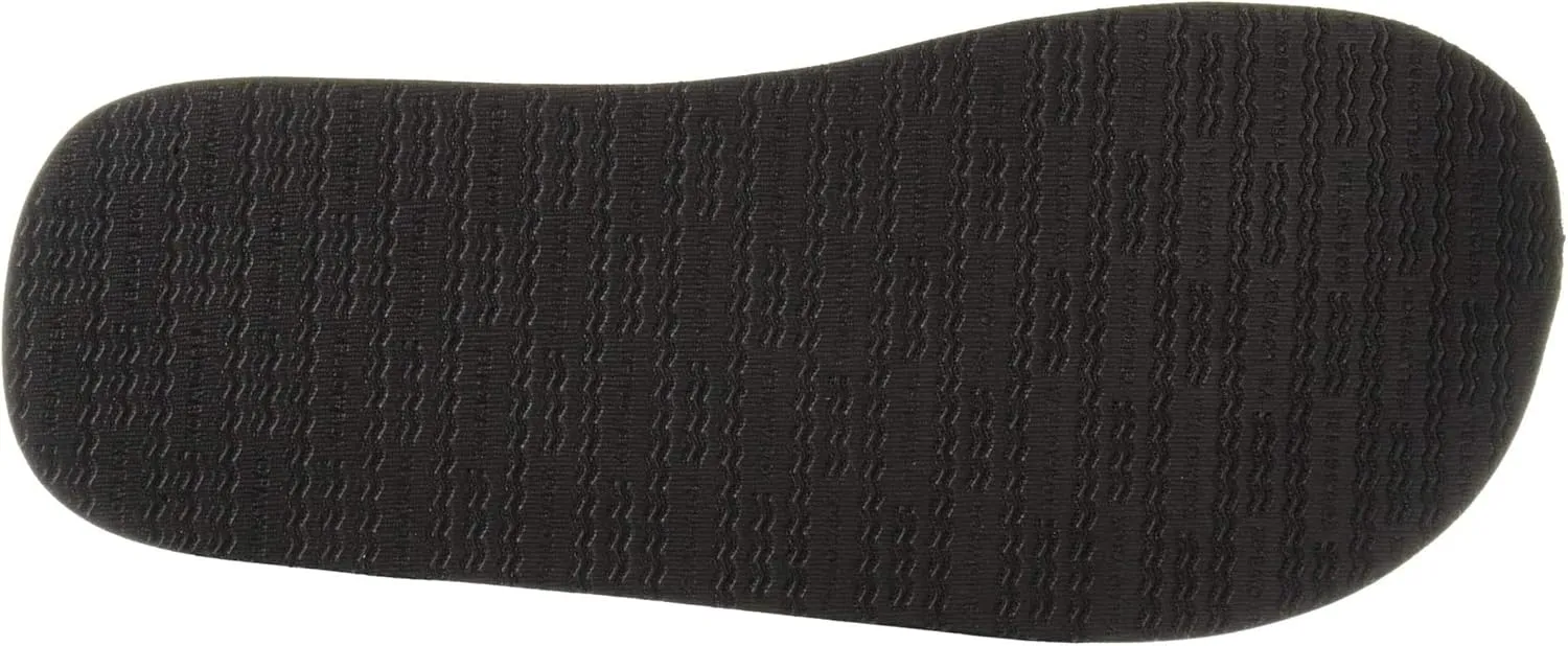 Yellow Box Fianni Flat Slip On Slide Thong Sandal Black