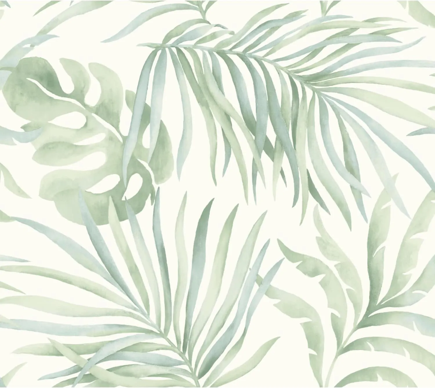 York Wallcoverings Candice Olson PSW1413RL Aloe Paradise Palm Premium Peel and Stick Wallpaper