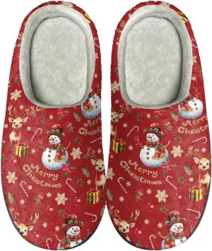 Yzaoxia Slippers for Ladies Size 5.5-12 Indoor Soft Flat Slippers Washable Women Bedroom Slippers
