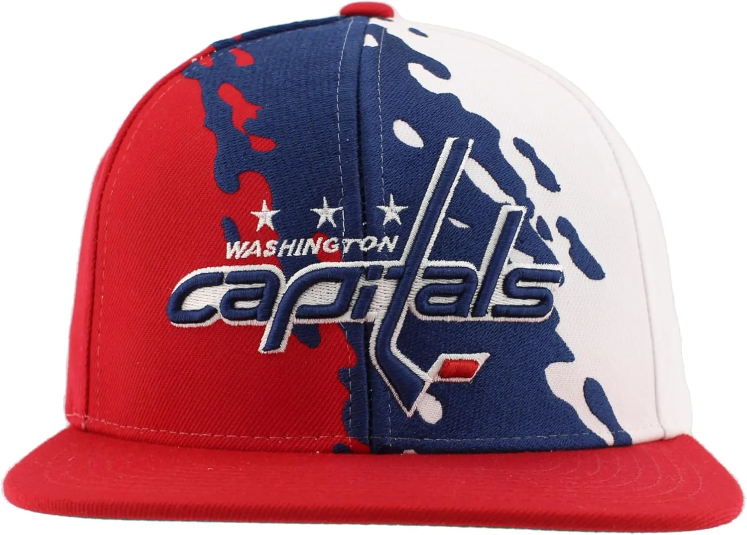 ZHATS NHL Officially Licensed Adjustable Snapback Hat Flat Bill Z11 Retro Paintbrush