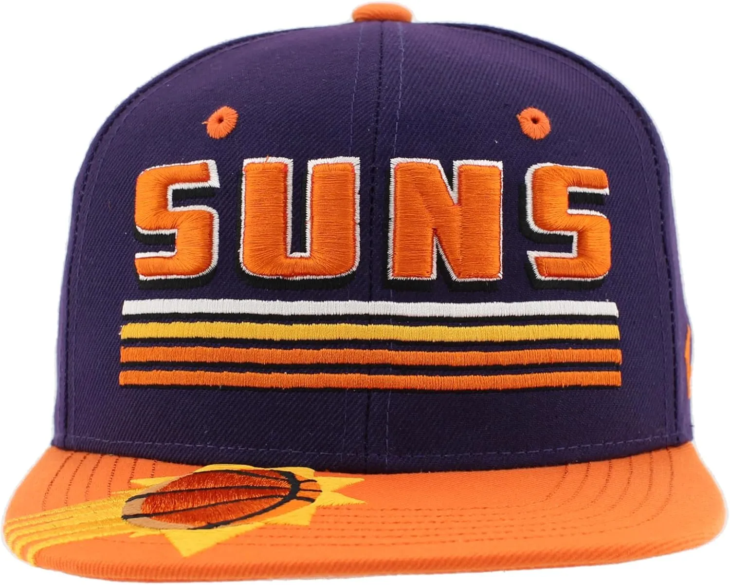 ZHATS Unisex Kid's NBA Officially Licensed Youth Adjustable Snapback Hat Flat Bill Z11 Pitch