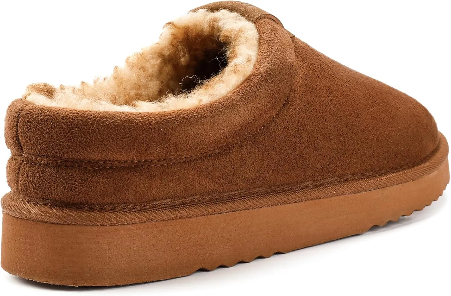 Zizor Men’s Vallarta Plush Suede Clog Slippers