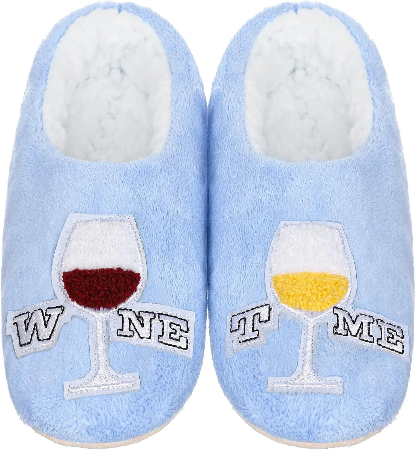 ZYZX Funny Slipper Socks for Women with Grippers Non Slip Winter Warm Soft Cozy House Cute Slippers Fleece Lining Indoor Fuzzy Socks Gifts Slippers